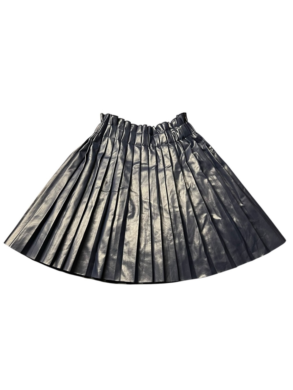 Lola + The Boys Navy Pleated Mini Skirt - Size 12 - Picture 2 of 8